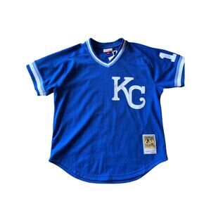 MLB KC Royals #16 Bo Jackson ‘89 Mitchell & Ness Cooperstown Blue Jersey NWT